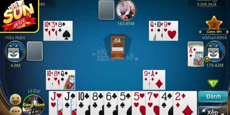 Quy trình để người chơi tham gia game bài trên ứng dụng